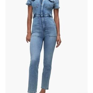 Good American Denim Jumpsuit – Medium Light Blue